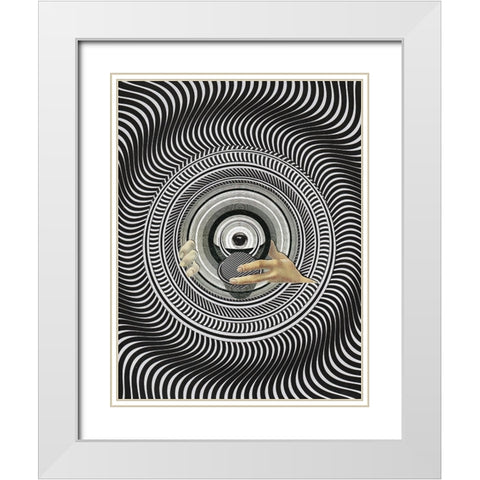 Sacred White Modern Wood Framed Art Print with Double Matting by Wonder, Howie