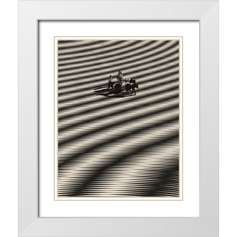 Search White Modern Wood Framed Art Print with Double Matting by Wonder, Howie