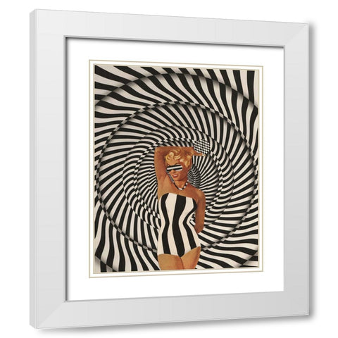 Woman_s Day White Modern Wood Framed Art Print with Double Matting by Wonder, Howie