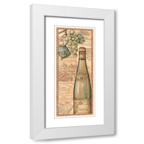 Vineyards - White White Modern Wood Framed Art Print with Double Matting by Audrey, Charlene