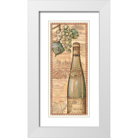 Vineyards - White White Modern Wood Framed Art Print with Double Matting by Audrey, Charlene