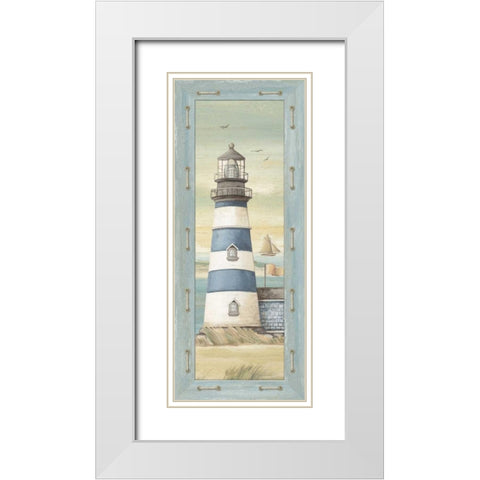 First Light II White Modern Wood Framed Art Print with Double Matting by Audrey, Charlene