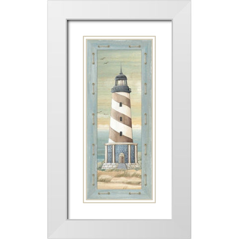First Light IV White Modern Wood Framed Art Print with Double Matting by Audrey, Charlene