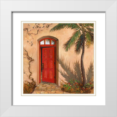 Villanova I White Modern Wood Framed Art Print with Double Matting by Brent, Paul