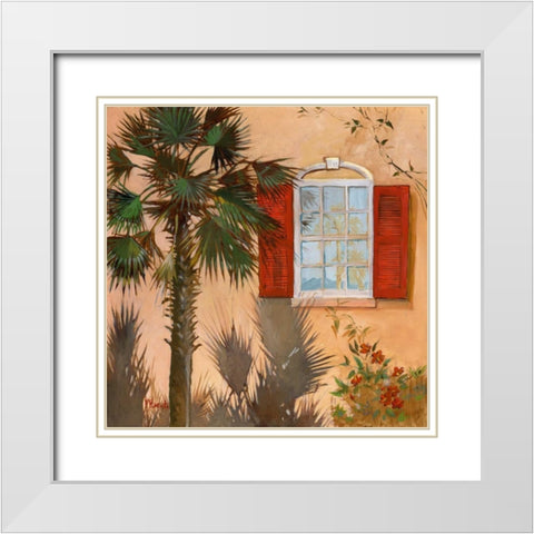 Villanova II White Modern Wood Framed Art Print with Double Matting by Brent, Paul