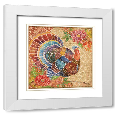 Classic Fall I White Modern Wood Framed Art Print with Double Matting by Brent, Paul