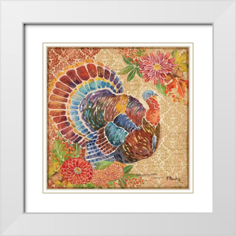 Classic Fall I White Modern Wood Framed Art Print with Double Matting by Brent, Paul