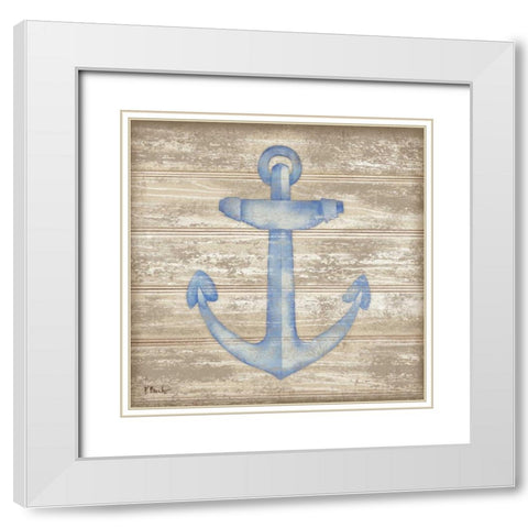 Providence I White Modern Wood Framed Art Print with Double Matting by Brent, Paul