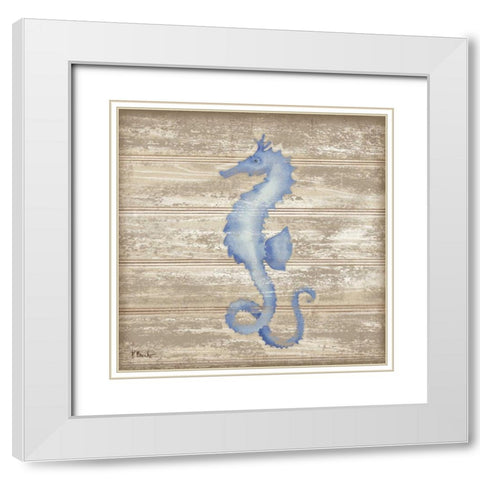 Providence II White Modern Wood Framed Art Print with Double Matting by Brent, Paul
