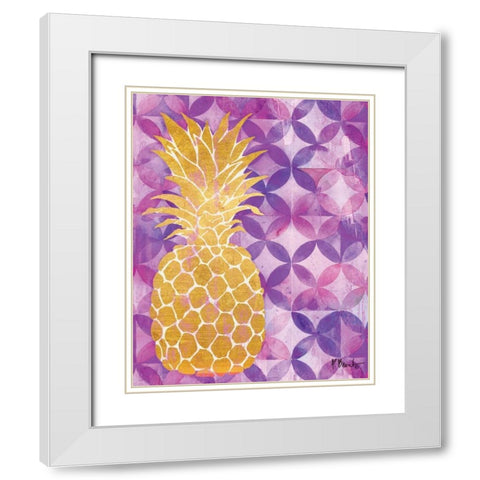 St. Croix III White Modern Wood Framed Art Print with Double Matting by Brent, Paul