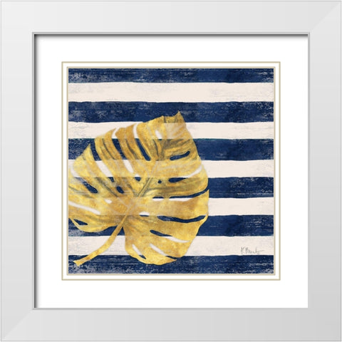 Savvy Shore III White Modern Wood Framed Art Print with Double Matting by Brent, Paul