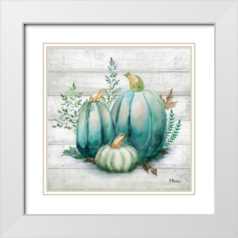 Heirloom Harvest I White Modern Wood Framed Art Print with Double Matting by Brent, Paul