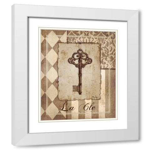 Provincial Collage III White Modern Wood Framed Art Print with Double Matting by Brent, Paul