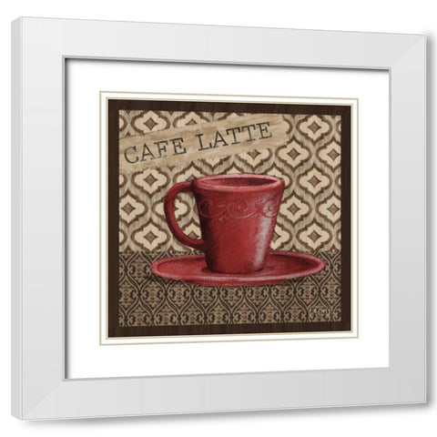 Barista I White Modern Wood Framed Art Print with Double Matting by Brent, Paul
