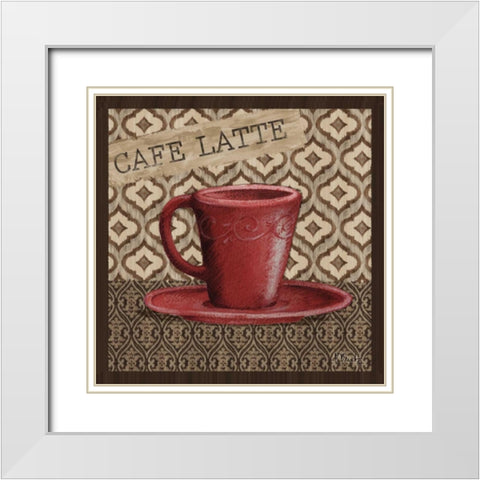 Barista I White Modern Wood Framed Art Print with Double Matting by Brent, Paul