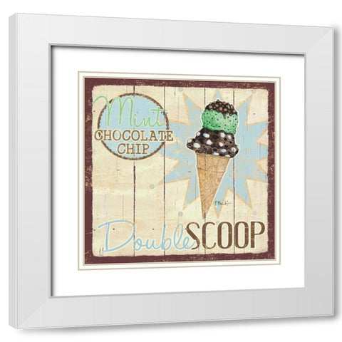 Sweet Treats I White Modern Wood Framed Art Print with Double Matting by Brent, Paul