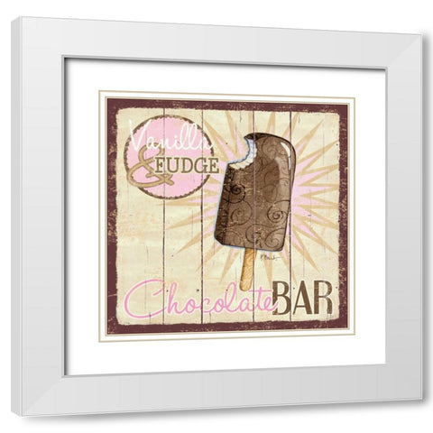 Sweet Treats III White Modern Wood Framed Art Print with Double Matting by Brent, Paul