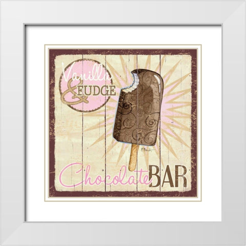 Sweet Treats III White Modern Wood Framed Art Print with Double Matting by Brent, Paul