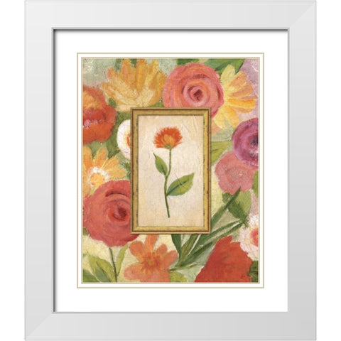 Sweet Romance I White Modern Wood Framed Art Print with Double Matting by Brissonnet, Daphne