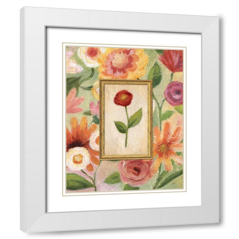 Sweet Romance III White Modern Wood Framed Art Print with Double Matting by Brissonnet, Daphne