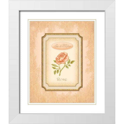 Eau de Parfum I White Modern Wood Framed Art Print with Double Matting by Corbin, Delphine