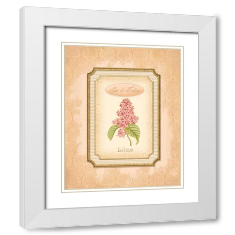Eau de Parfum II White Modern Wood Framed Art Print with Double Matting by Corbin, Delphine
