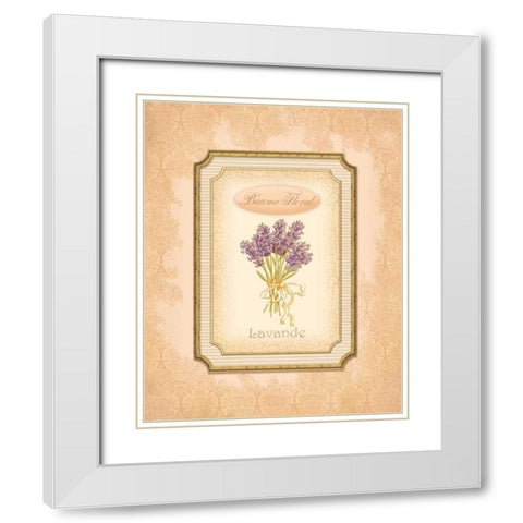 Eau de Parfum III White Modern Wood Framed Art Print with Double Matting by Corbin, Delphine