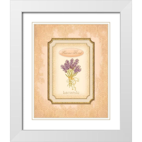 Eau de Parfum III White Modern Wood Framed Art Print with Double Matting by Corbin, Delphine