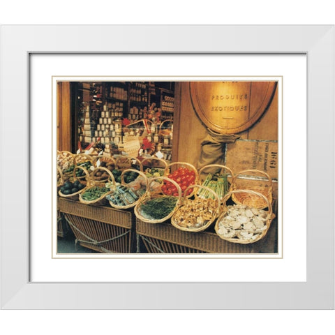 Hediard White Modern Wood Framed Art Print with Double Matting by Cieslikowski, Zeny