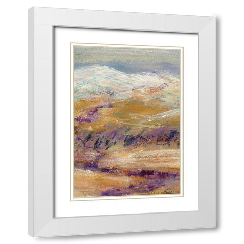 Montana I White Modern Wood Framed Art Print with Double Matting by Dilbeck, Nikki