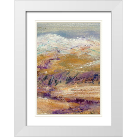 Montana I White Modern Wood Framed Art Print with Double Matting by Dilbeck, Nikki