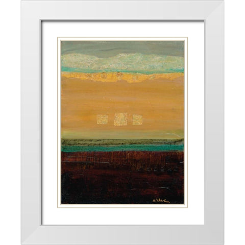 Stop 8 White Modern Wood Framed Art Print with Double Matting by Dilbeck, Nikki