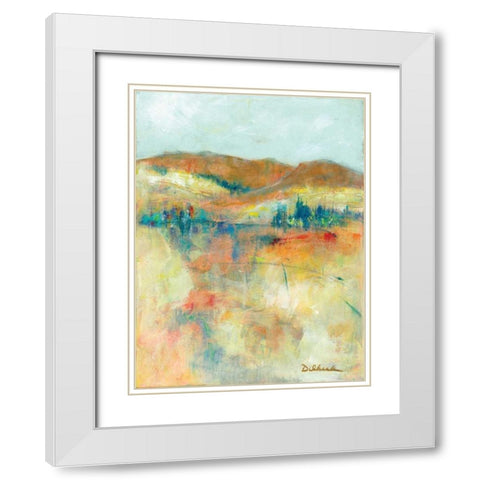 High Country I White Modern Wood Framed Art Print with Double Matting by Dilbeck, Nikki