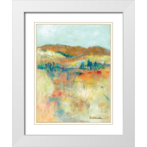 High Country I White Modern Wood Framed Art Print with Double Matting by Dilbeck, Nikki