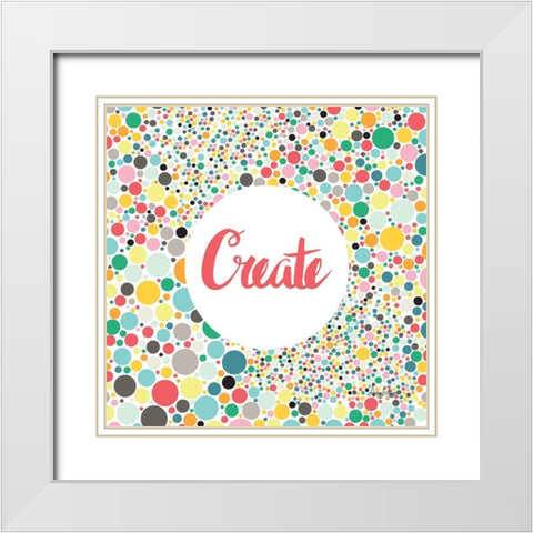 Create White Modern Wood Framed Art Print with Double Matting by Frazer, Amy