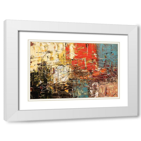 Artylicious White Modern Wood Framed Art Print with Double Matting by Guedez, Carmen