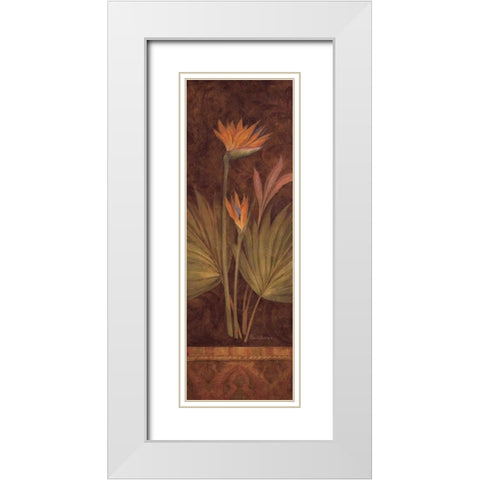 Silk Road Passage II White Modern Wood Framed Art Print with Double Matting by Gladding, Pamela