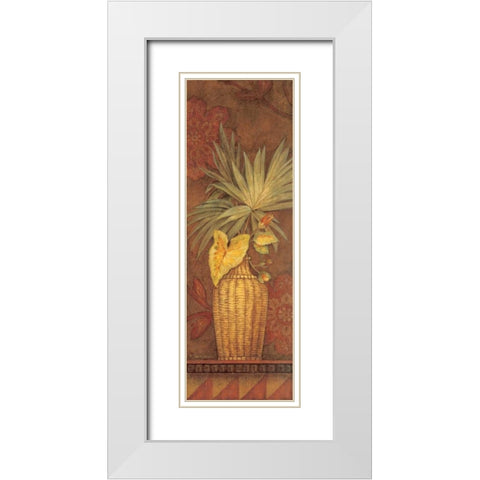 Cayo Largo II White Modern Wood Framed Art Print with Double Matting by Gladding, Pamela
