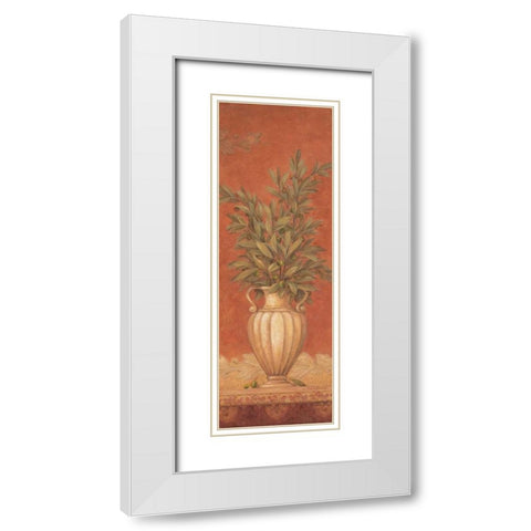 Tuscan Reverie II White Modern Wood Framed Art Print with Double Matting by Gladding, Pamela