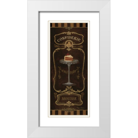 Mousse White Modern Wood Framed Art Print with Double Matting by Gladding, Pamela