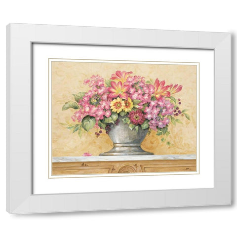 Summer Solstice II White Modern Wood Framed Art Print with Double Matting by Gladding, Pamela