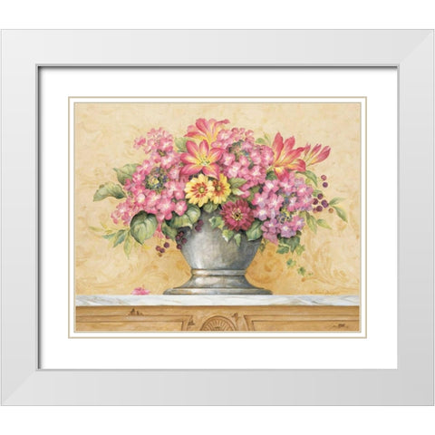 Summer Solstice II White Modern Wood Framed Art Print with Double Matting by Gladding, Pamela