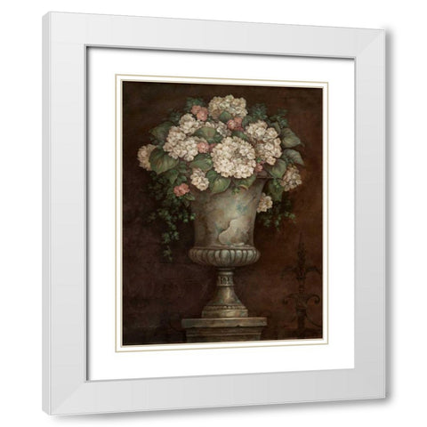 Gramercy Park White Modern Wood Framed Art Print with Double Matting by Gladding, Pamela