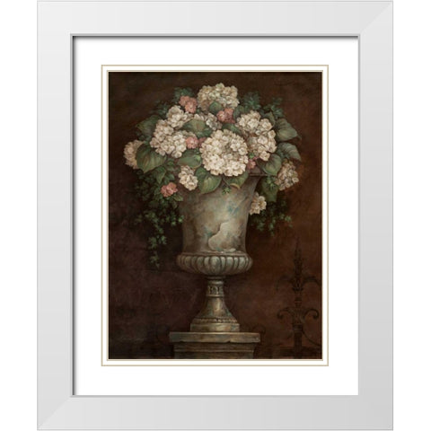 Gramercy Park White Modern Wood Framed Art Print with Double Matting by Gladding, Pamela