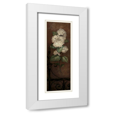 Gramercy Park Panel I White Modern Wood Framed Art Print with Double Matting by Gladding, Pamela
