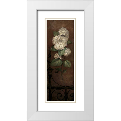 Gramercy Park Panel I White Modern Wood Framed Art Print with Double Matting by Gladding, Pamela