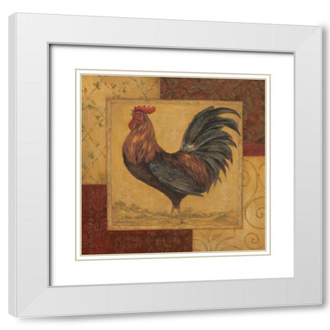 Loire Matin II White Modern Wood Framed Art Print with Double Matting by Gladding, Pamela