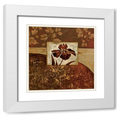 At Waters Edge II White Modern Wood Framed Art Print with Double Matting by Gladding, Pamela