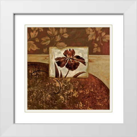 At Waters Edge II White Modern Wood Framed Art Print with Double Matting by Gladding, Pamela