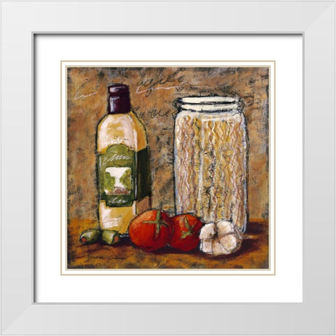 Rustic Kitchen I White Modern Wood Framed Art Print with Double Matting by Gamel, Tara